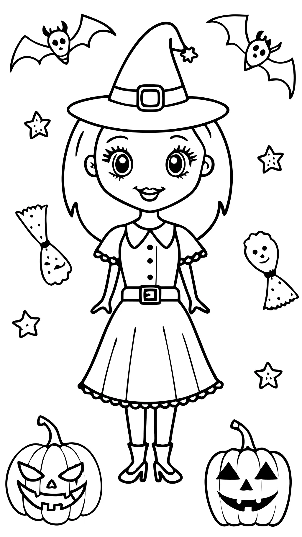 barbie halloween coloring pages